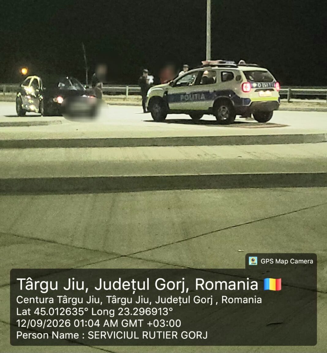 Acțiuni de noapte pentru combaterea șofatului agresiv. Amenzi de peste 23.000 de lei și mai multe permise reținute în Târgu Jiu și Novaci