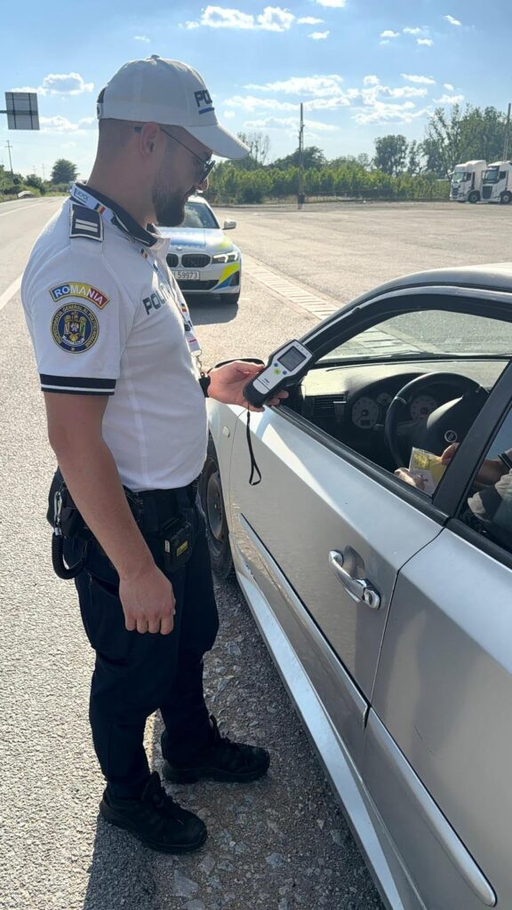 Acțiuni ale polițiștilor rutieri în Dolj: 380 de sancțiuni și 34 de permise suspendate