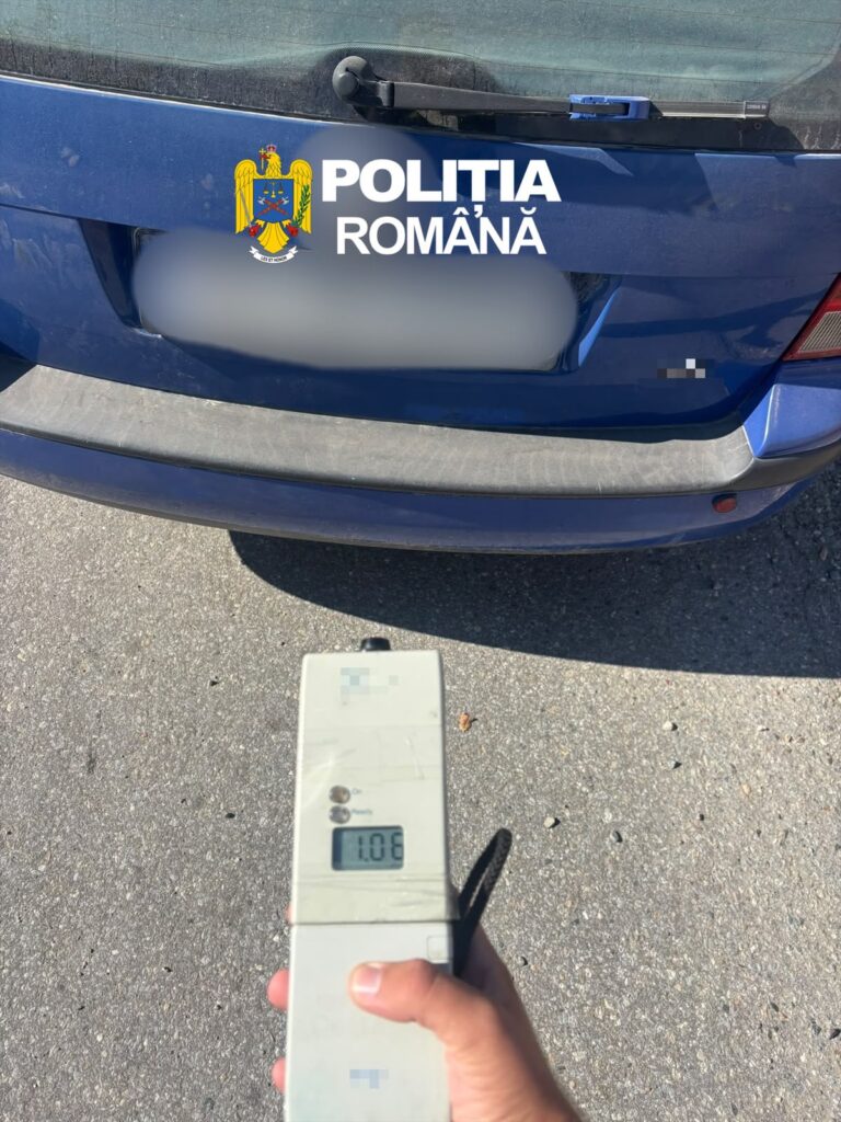 Doi șoferi din Vâlcea, depistați cu alcoolemii de peste 1 mg/l. Unul avea 1,46 mg/l în aerul expirat