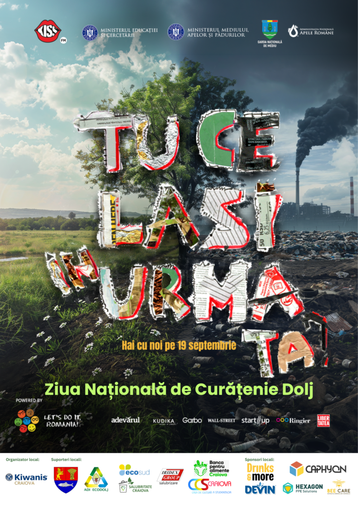 9.000 de voluntari din Dolj, așteptați la Ziua Națională de Curățenie