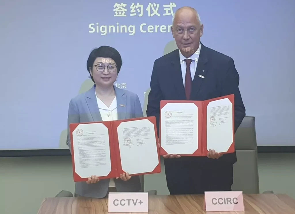 CCTV+ și Camera de Comerț România-China semnează un acord de colaborare la Beijing