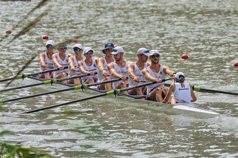 Canotaj: Echipajul României, locul 2 în finala mică la proba de Mix8+, la World Rowing Shanghai Sprints