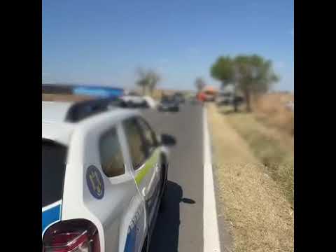 Accident mortal pe DN 65C, în afara localității Motoci. O femeie a murit, iar trei persoane au ajuns la spital