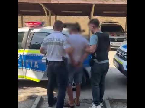 (VIDEO) Șofer fără permis și cu alcoolemie de 2,21 g/l, arestat preventiv la Calafat