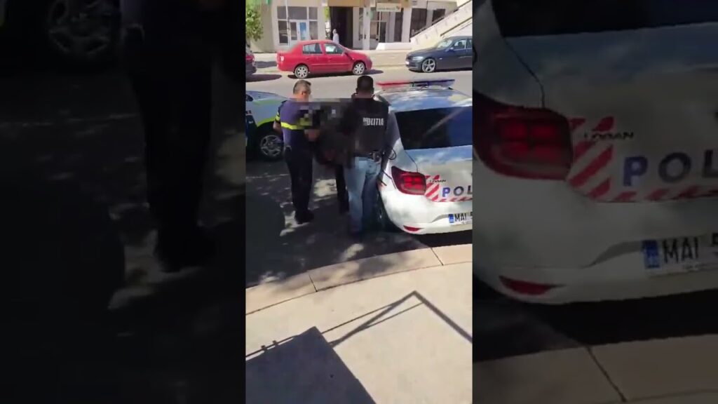 (VIDEO) Bărbat din Segarcea, reținut după ce ar fi instigat online la vandalizarea unei autospeciale