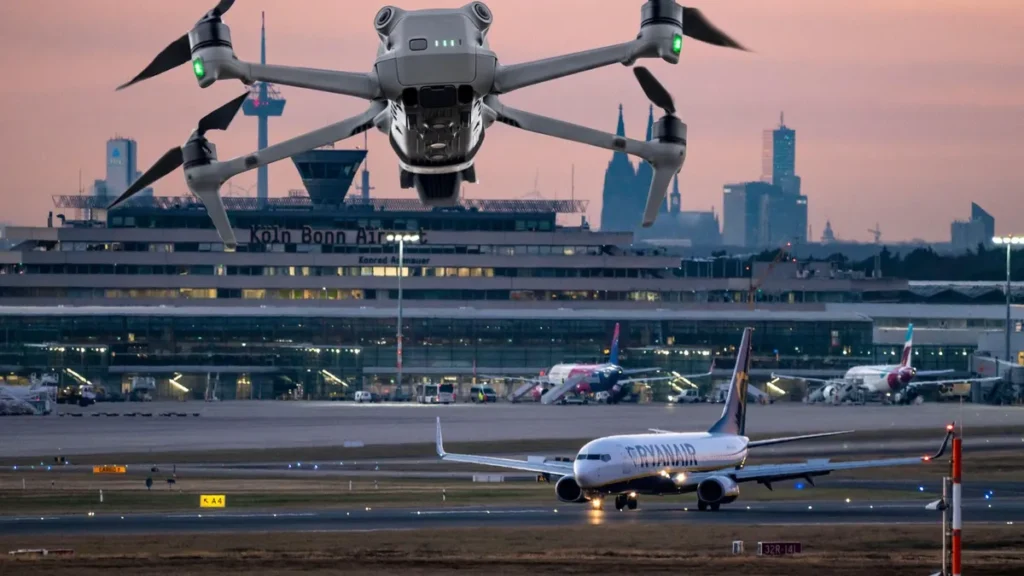 Traficul pe aeroportul din Bruxelles, întrerupt din cauza unei drone