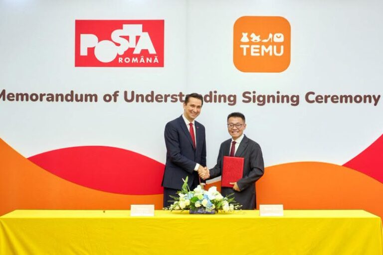 Poșta Română a semnat un acord cu Temu pentru livrarea comenzilor comercianților locali