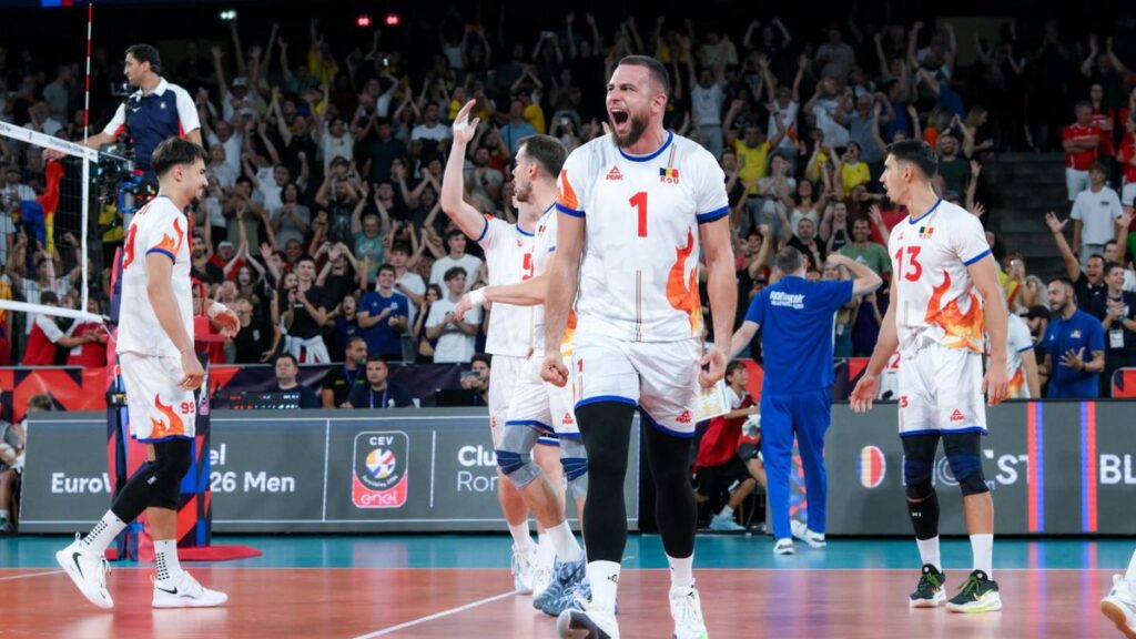 Volei (m) / România a învins Turcia și s-a calificat în optimile Campionatului European