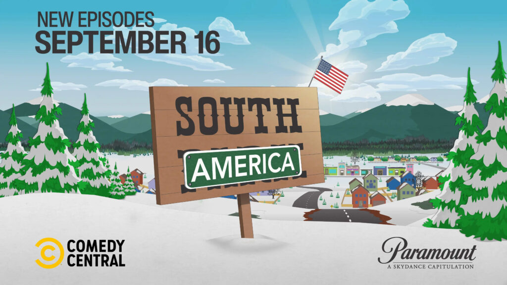 Serialul satiric de animaţie „South Park“ îl ironizează pe Donald Trump schimbându-și numele în „South America“