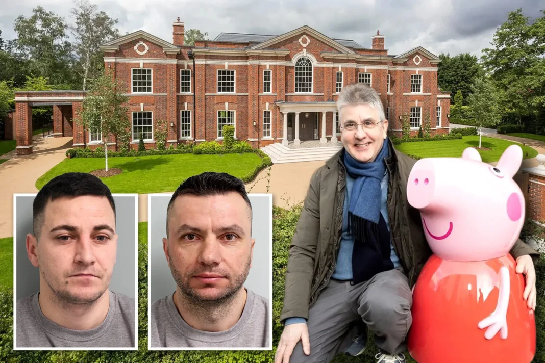 Creatorul Peppa Pig, jefuit de doi români într-o vilă de 10 milioane de lire din Surrey
