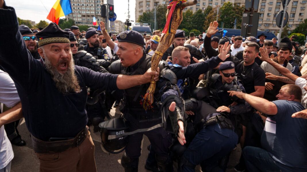 21 de percheziții în dosarul violențelor de la protestul ciobanilor din Piața Victoriei. 38 de măsuri preventive, până acum