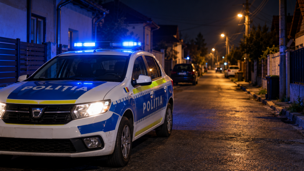 Bărbat lovit cu mânerul unui pistol, după un conflict în Târgu Jiu