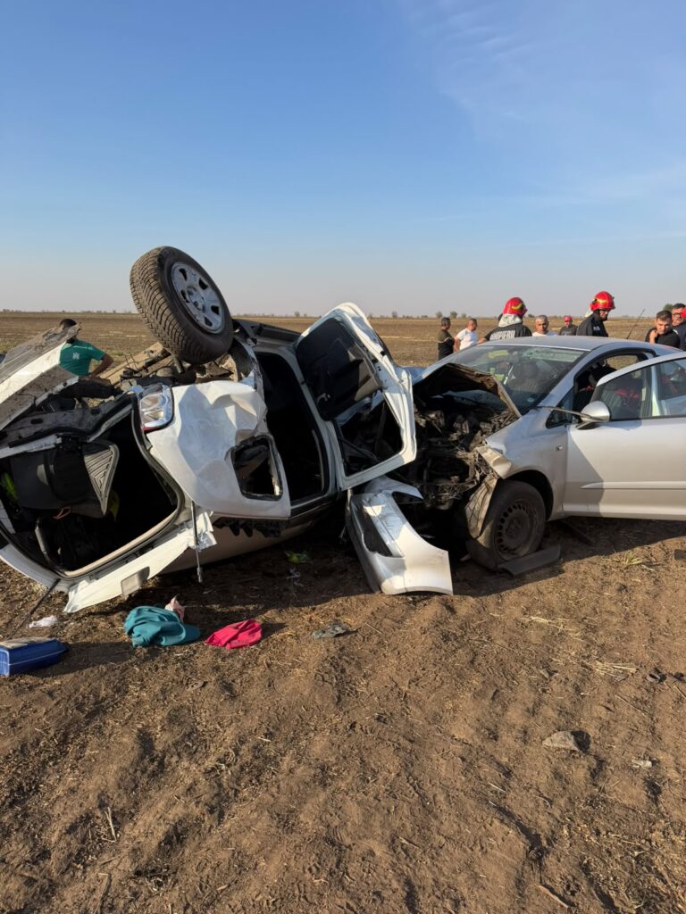 Accident în Băilești: șase persoane au nevoie de îngrijiri medicale