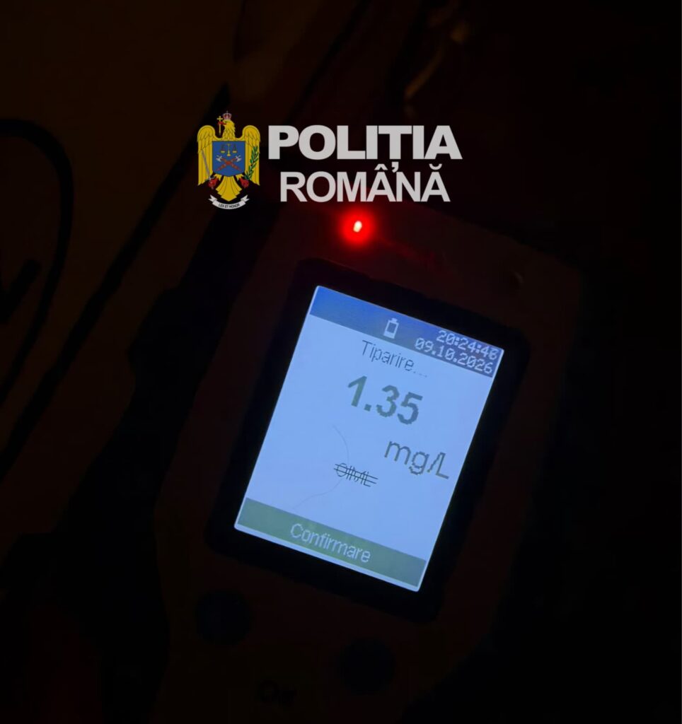 Prins băut la volan, fără permis, pe o stradă din Craiova. Ce alcoolemie avea șoferul