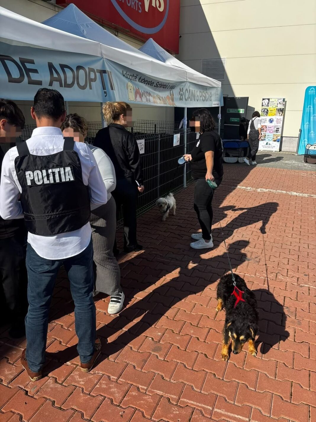 Polițiștii pentru Protecția Animalelor, la Târgul de Adopții din Drobeta-Turnu Severin