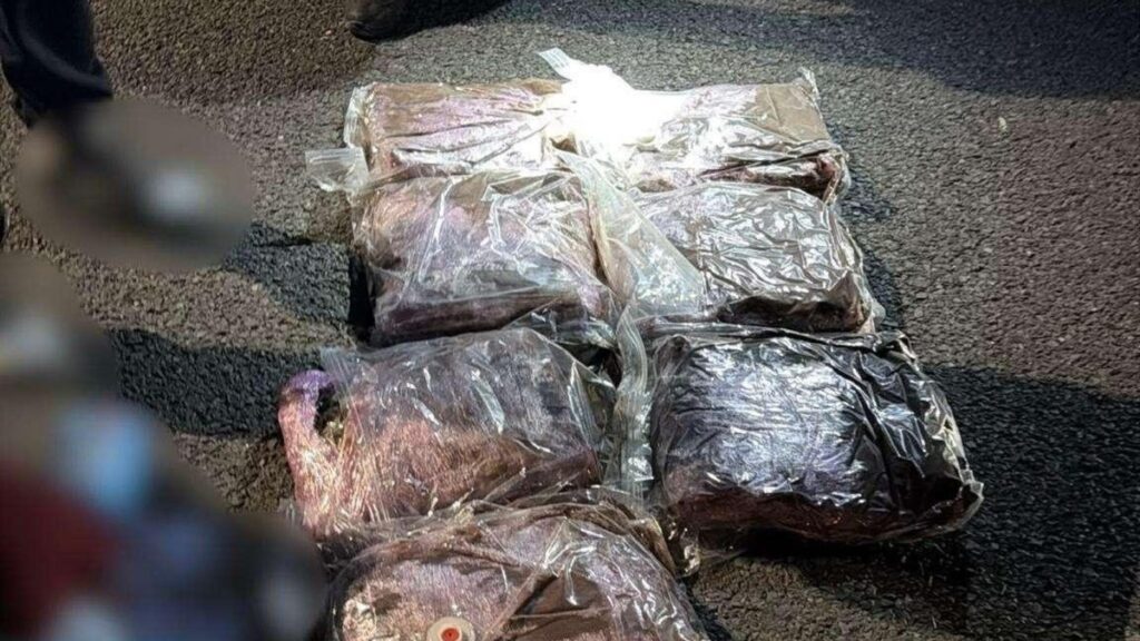Tânăr prins la Vama Nădlac cu 7 kg de canabis adus din Spania