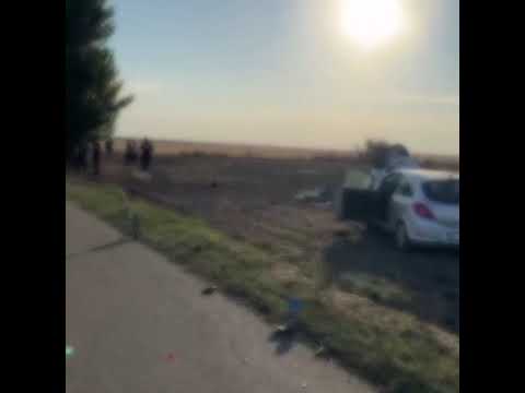 (VIDEO) Șase persoane, transportate la spital după un accident în afara localităţii Rast