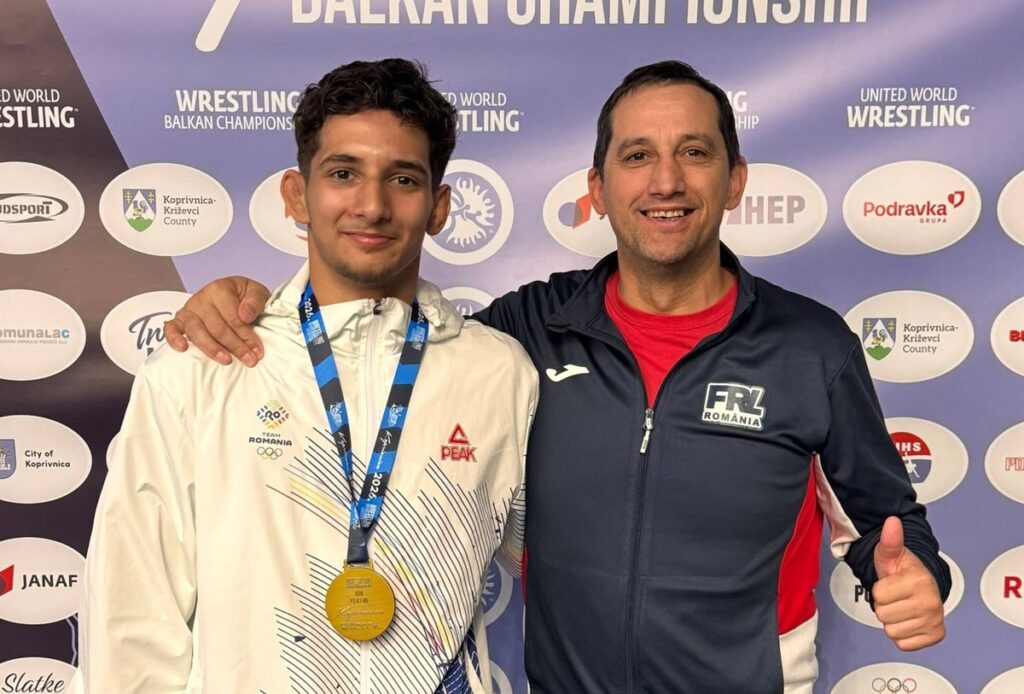 Florin Mihalcea, campion balcanic la lupte! Aur pentru CSU Craiova la 61 kg