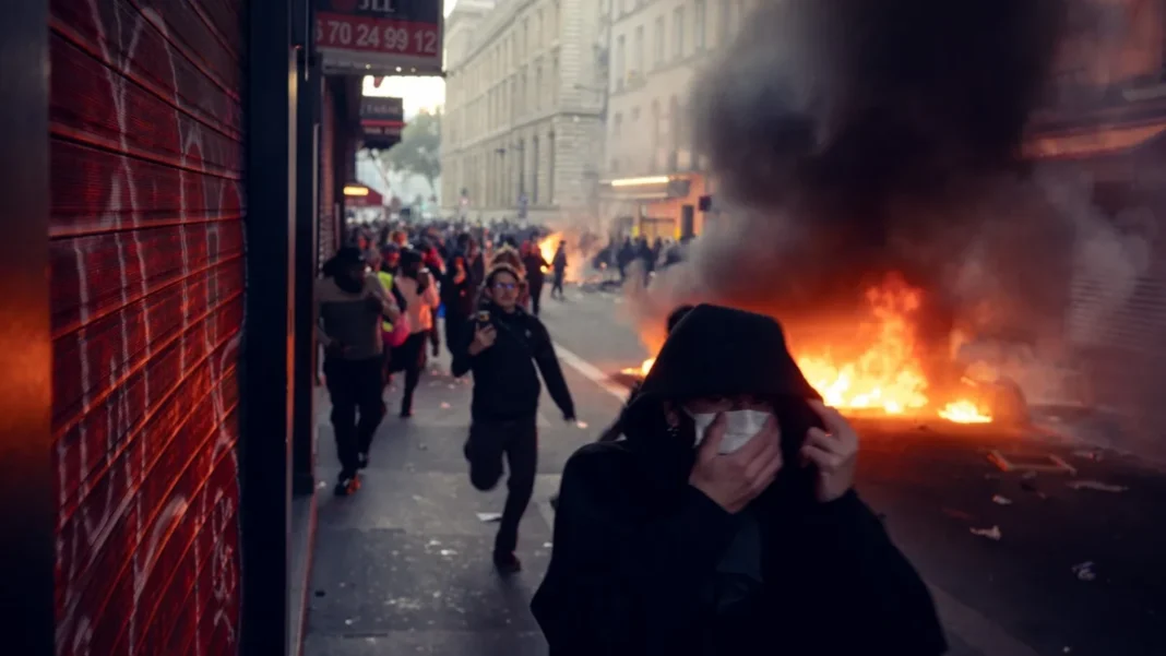 Protestele neautorizate au fost interzise în Franța