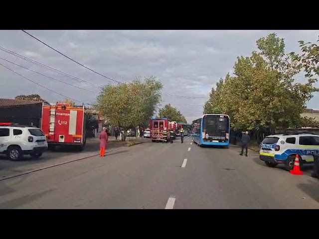 (VIDEO) Accident grav în Craiova, pe strada Brestei: 20 de persoane implicate. A fost activat Planul Roșu de Intervenție